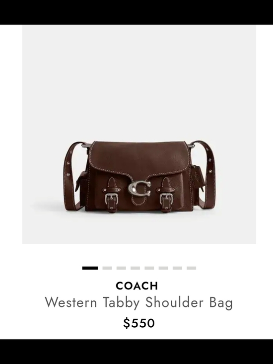 Coach Handbags - Coach Western Tabby Shoulder Bag - Maple